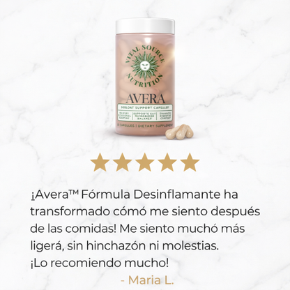 Avera™ Fórmula Desinflamante para Abdomen Plano