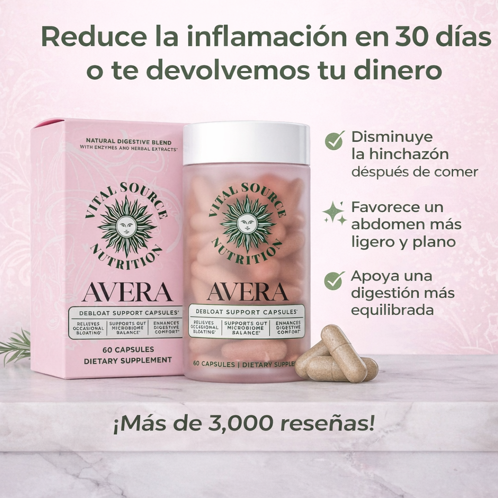 Avera™ Fórmula Desinflamante para Abdomen Plano